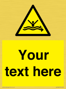 Custom Warning strong currents